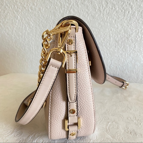 Michael Kors pink Bedford Legacy Pebbled Leather 2 way Bag - Picture 5 of 11